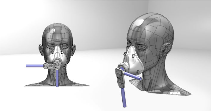 User-with-mask- Mask render